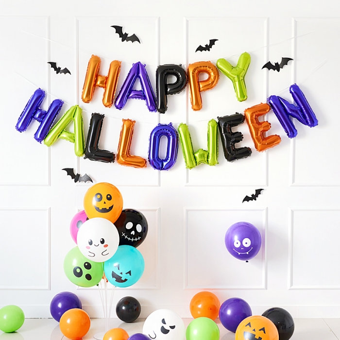 [조이파티] 은박풍선세트 HAPPY HALLOWEEN 할로윈4색