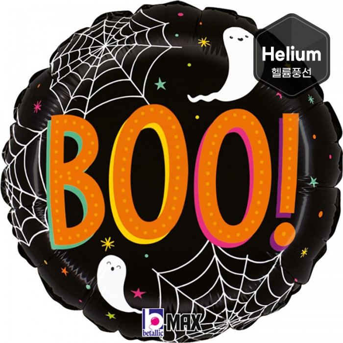 [GRABO] 은박헬륨 할로윈 BOO 18인치