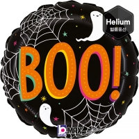 [GRABO] 은박헬륨 할로윈 BOO 18인치