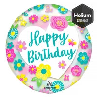 [Anagram] 헬륨 클리어즈 생일플라워 45cm