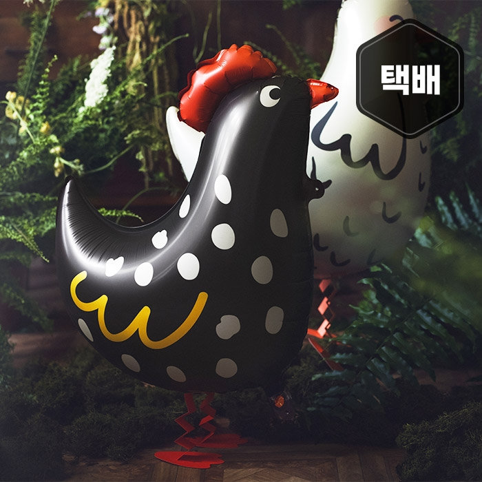 [파티데코] 은박헬륨 워킹벌룬 수탉 [차량배달/매장픽업]