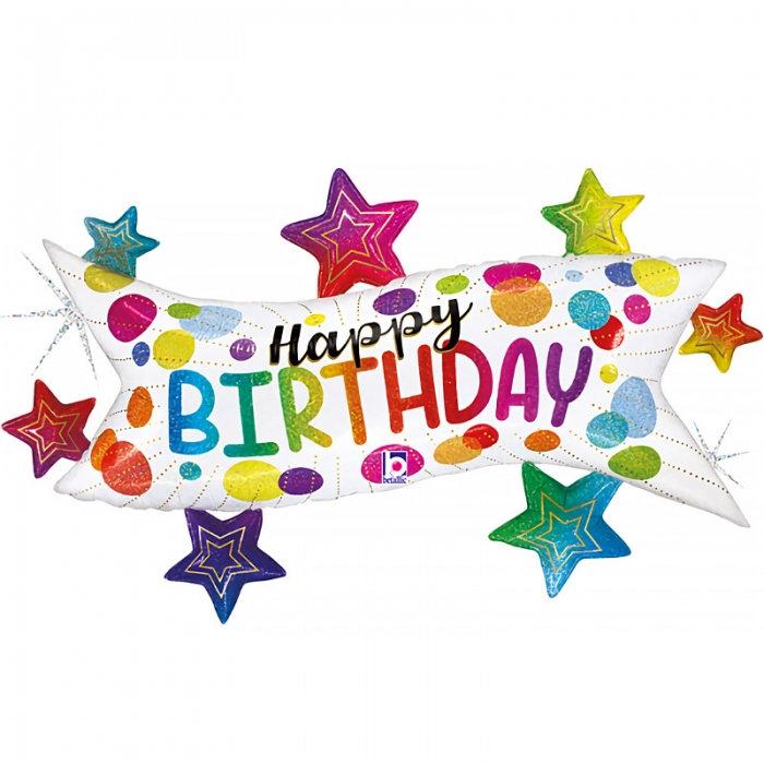 [GRABO] 은박 생일스타배너 37인치