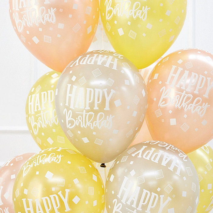 [셈퍼텍스] 30cm 생일스퀘어 골든어써트 [12입]