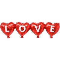 미니은박하트가랜드 LOVE
