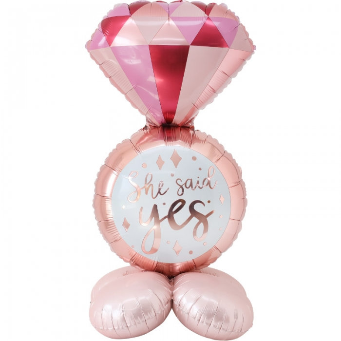 은박브라이덜반지 She said yes 스탠딩