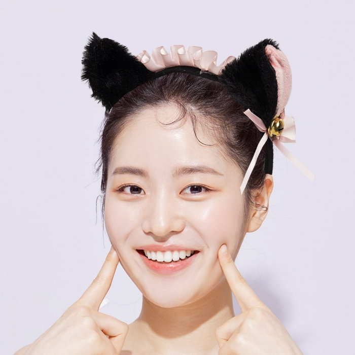 할로윈고양이머리띠 [메이드블랙]