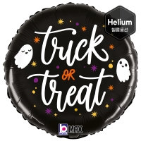 [GRABO] 은박헬륨 할로윈 Trick or Treat 블랙 18인치
