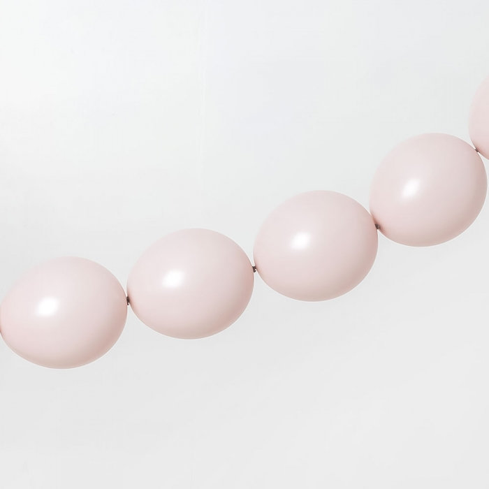 [셈퍼텍스] 링커벌룬 15cm 파스텔더스크 로즈 [10입]