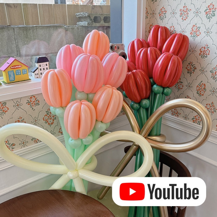 [DIY] 조이파티 튤립 풍선꽃다발 만들기재료 7송이 생일꽃풍선 졸업꽃풍선 요술풍선 적립금1만원 이벤트