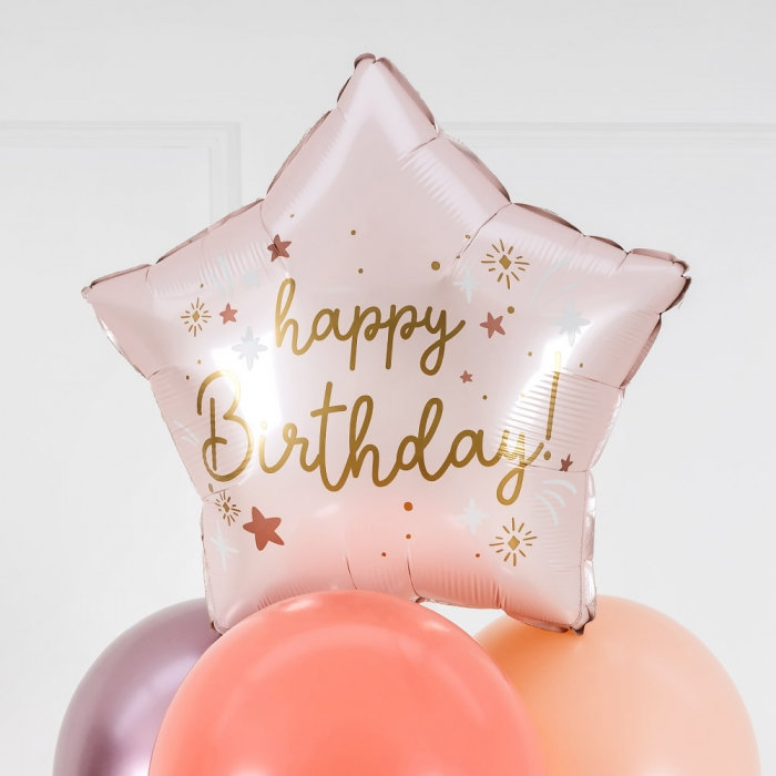 [GRABO] 은박생일별 베이비핑크 18인치