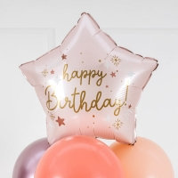 [GRABO] 은박생일별 베이비핑크 18인치