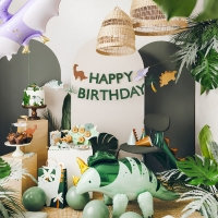 [파티데코] 생일가랜드 Happy brithday Dino 3m