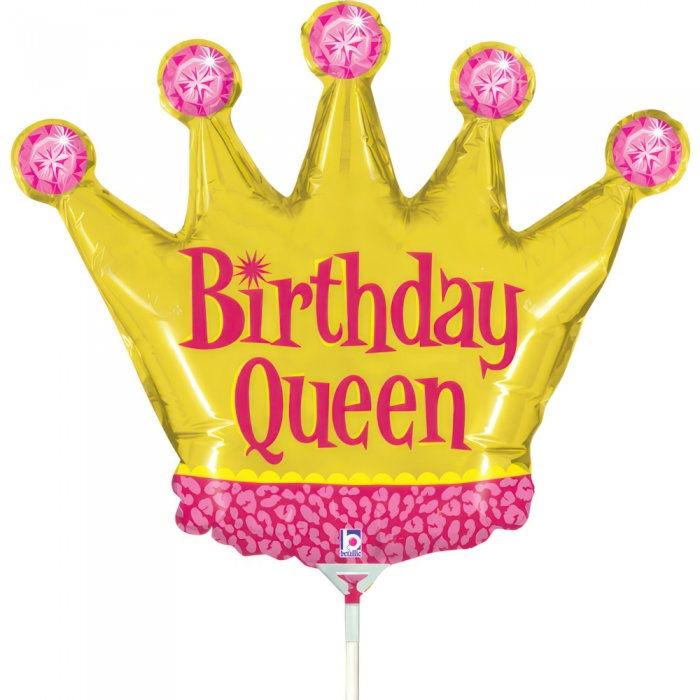 [GRABO] 은박 미니쉐입 생일퀸 14인치