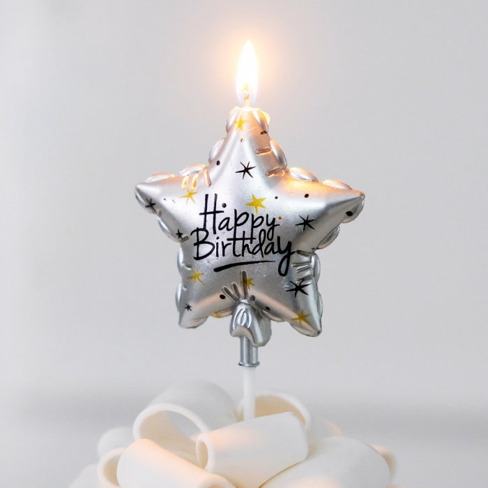 생일별캔들 실버