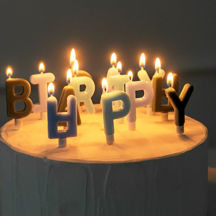 생일알파벳캔들 블루
