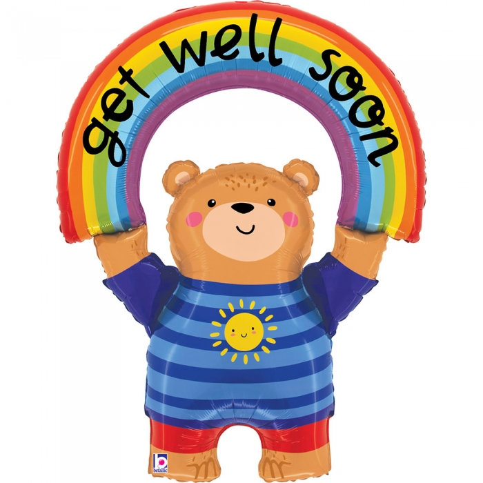 [GRABO] 은박 Get well soon 레인보우베어 39인치
