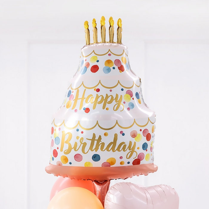 [GRABO] 은박 샤틴생일핑크케익 33인치