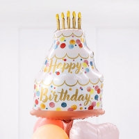 [GRABO] 은박 샤틴생일핑크케익 33인치