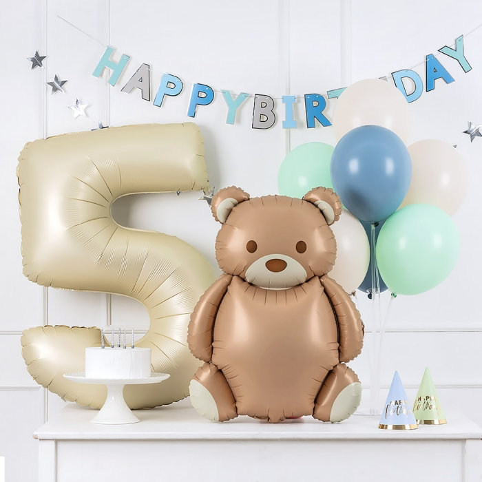 곰돌이풍선세트 생일장식 [색상선택가능]