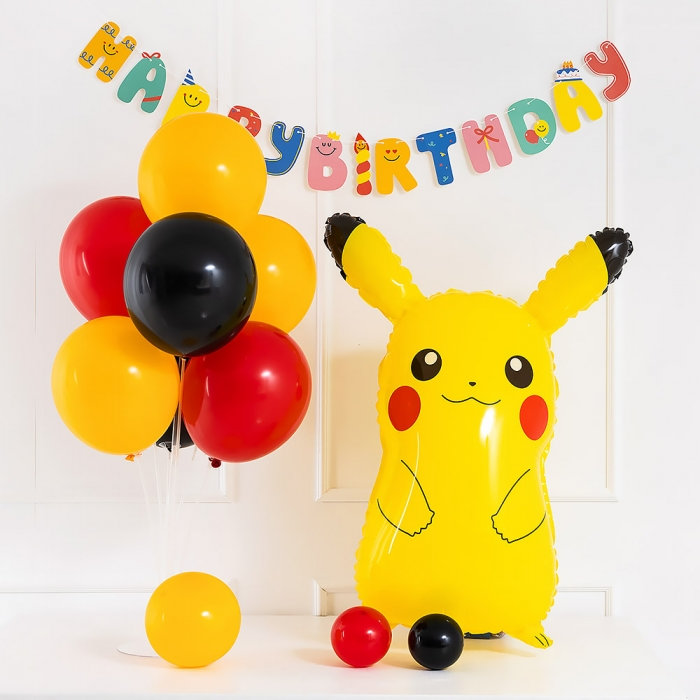 풍선스탠드 생일패키지 [피카츄]
