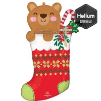 [Anagram] 은박헬륨 베어리 크리스마스 스타킹 슈퍼쉐입