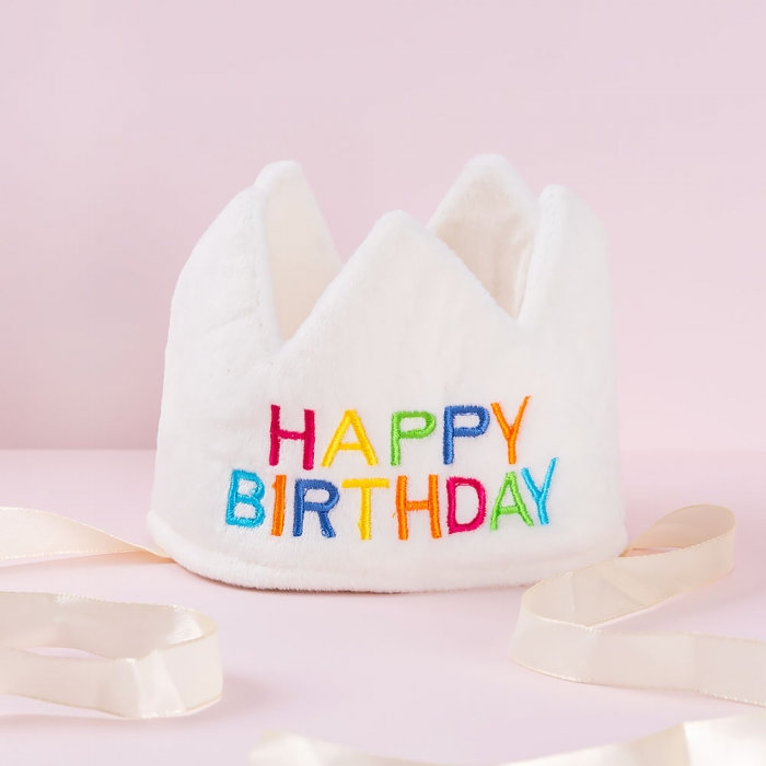 생일왕관 화이트