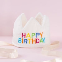 생일왕관 화이트