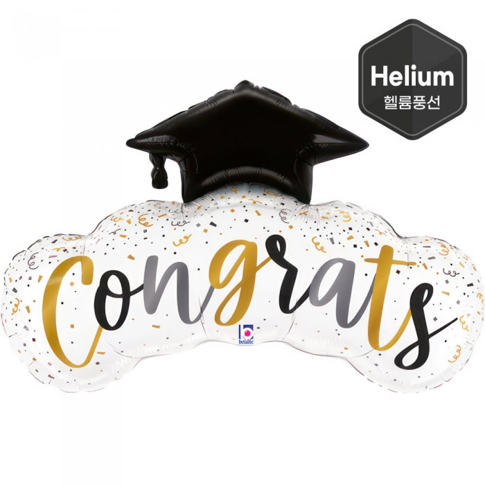[GRABO] 은박헬륨 졸업축하컨페티