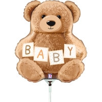 [GRABO] 은박 미니쉐입 베이비 테디베어 14인치