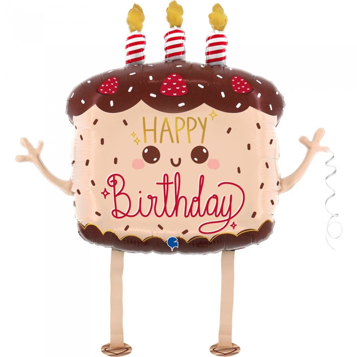 [GRABO] 워킹벌룬 생일케익 [풍선만]