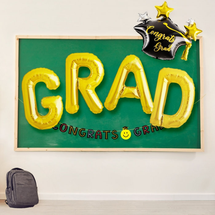 졸업은박 알파벳 중 GRAD 골드