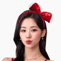 크리스마스 리본머리띠