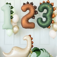 [파티데코] 헬륨 공룡숫자은박 1,2,3