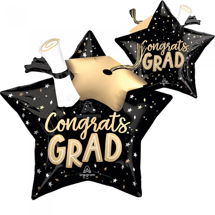 [Anagram] 졸업은박 멀티벌룬 Satin Twirling Tassels Congrats Grad