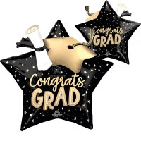 [Anagram] 졸업은박 멀티벌룬 Satin Twirling Tassels Congrats Grad