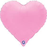 [GRABO] 은박하트 벚꽃핑크 18인치