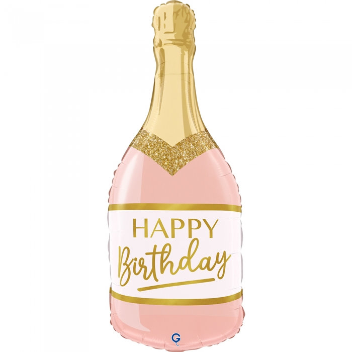 [GRABO] 은박 생일샴페인 핑크