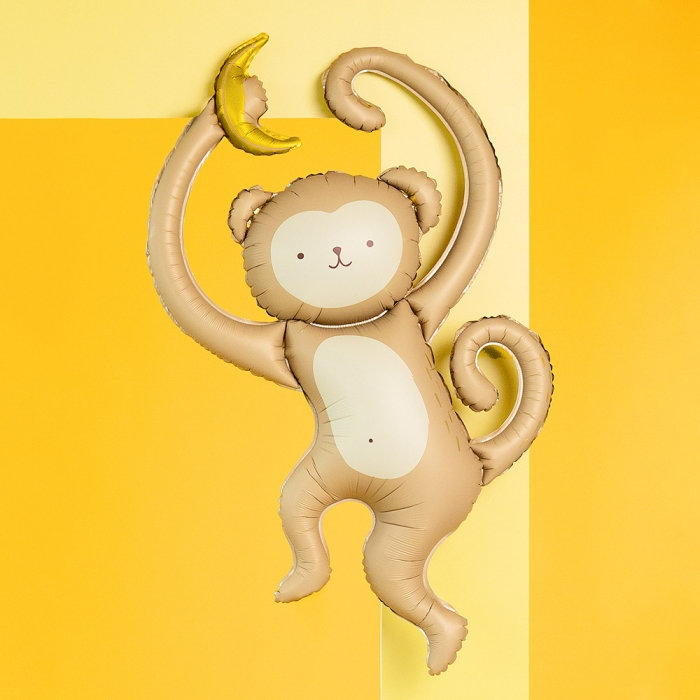 [파티데코] 은박 바나나몽키