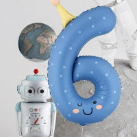 [파티데코] 고깔숫자은박 6