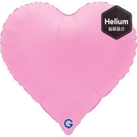 [GRABO] 은박헬륨 하트 벚꽃핑크 18인치