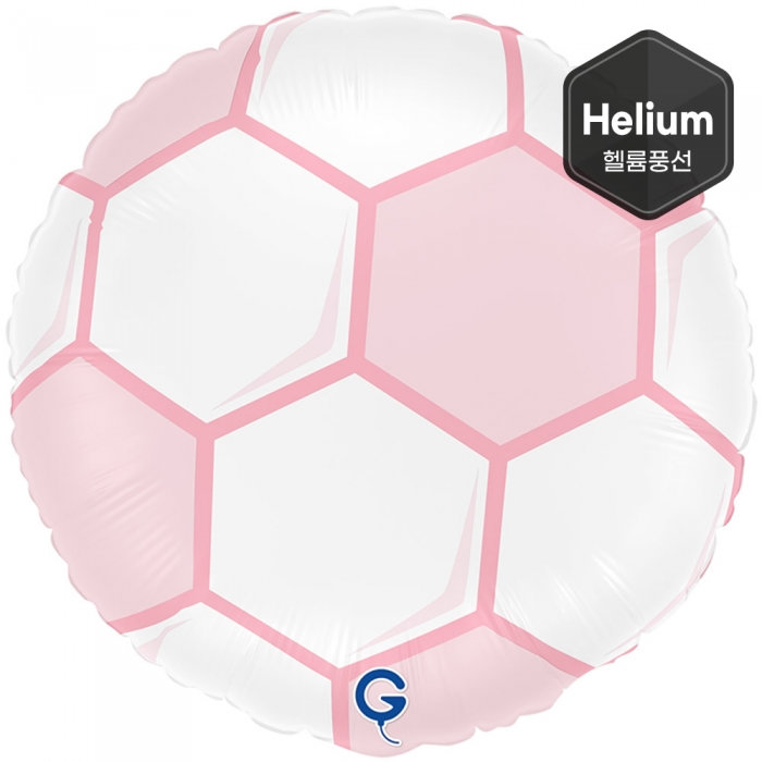 [GRABO] 은박헬륨 축구공 핑크 18인치