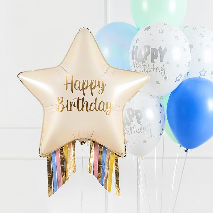 [GRABO] 은박헬륨 생일별 태슬