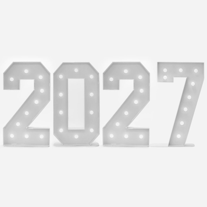 마퀴조명세트 2027 (대형숫자조명)