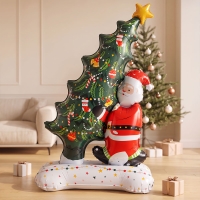 은박 스탠딩 산타위드트리
